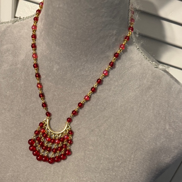 Vintage Ashely Stewart Necklace and Earring Set - Picture 1 of 5